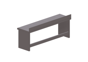 Mod&egrave;les 3D - Banc de travail