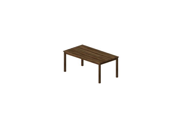 3D Tables - Rectangular table 180x95cm - ACCA software 3D Tables - Rectangular table 180x95cm - ACCA software