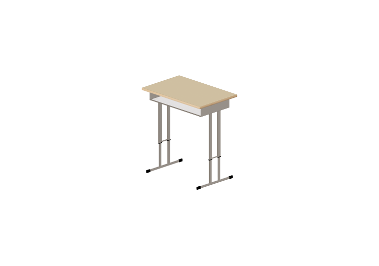 3D Tisch - Schülerschreibtisch - ACCA software 3D Tisch - Schülerschreibtisch - ACCA software