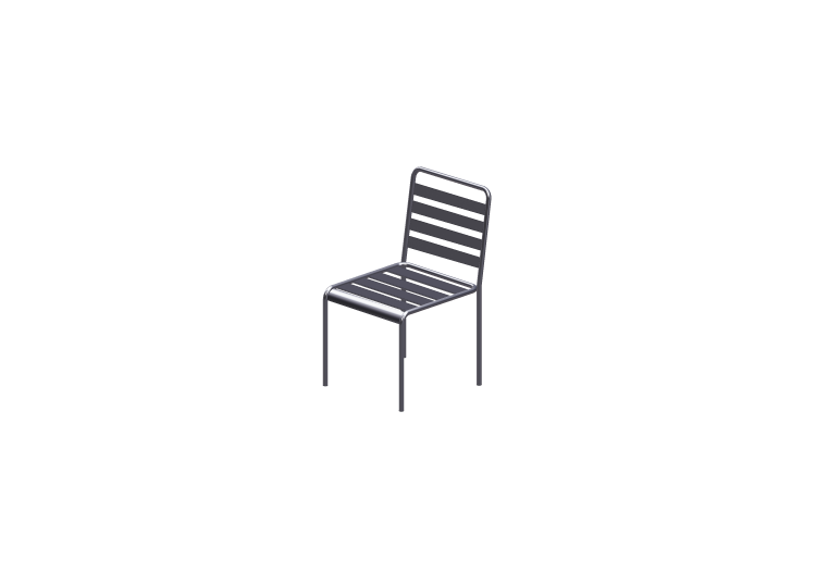 Sillas 3D - Silla de metal - ACCA software Sillas 3D - Silla de metal - ACCA software