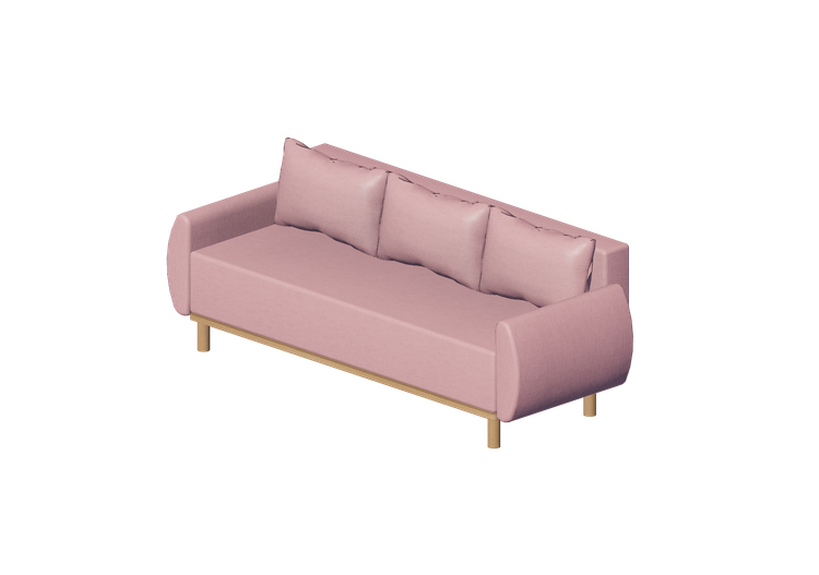 Poltronas y Sofás 3D - Sofá cama de tela - Ikea - Grunnarp... Poltronas y Sofás 3D - Sofá cama de tela - Ikea - Grunnarp...