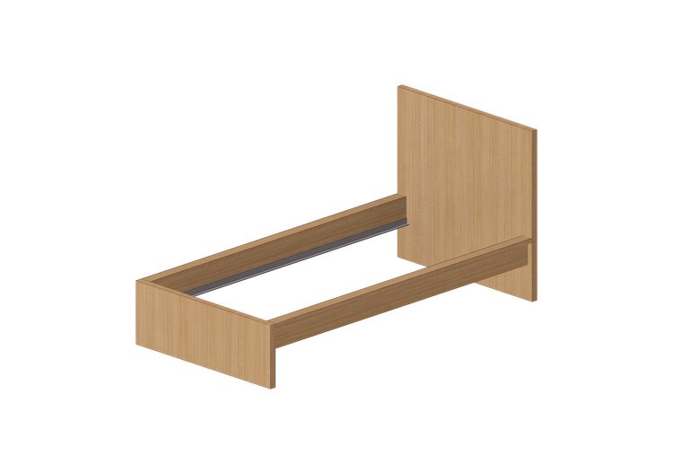 Camas 3D - Estrutura da cama de madeira - Ikea - Malm -... Camas 3D - Estrutura da cama de madeira - Ikea - Malm -...