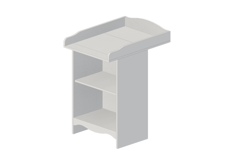 Mobili 3D - Fasciatoio in legno laccato - Ikea - Smågöra -... Mobili 3D - Fasciatoio in legno laccato - Ikea - Smågöra -...