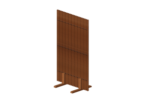 Accessoires 3D - Paravent en bois - Ikea - N&auml;mmar&ouml;