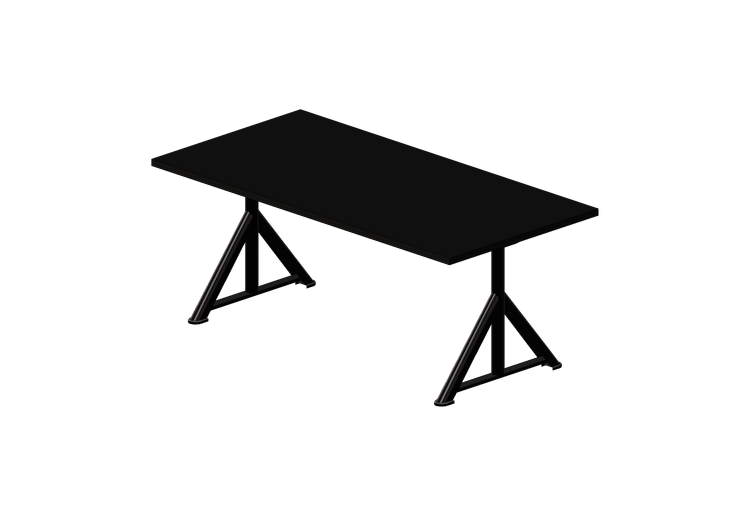 Escritorios 3D - Escritorio de madera lacada - Ikea -... Escritorios 3D - Escritorio de madera lacada - Ikea -...