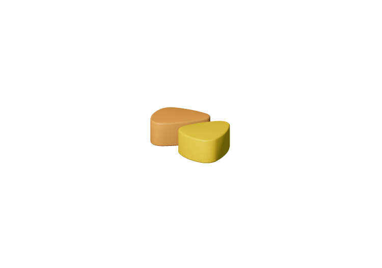 3D Sessel und Sofas - Set zwei Pouf - ACCA software 3D Sessel und Sofas - Set zwei Pouf - ACCA software