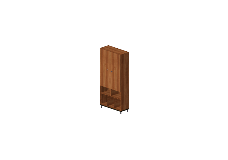 Librerie 3D - Scaffale con mensole e contenitori... Librerie 3D - Scaffale con mensole e contenitori...