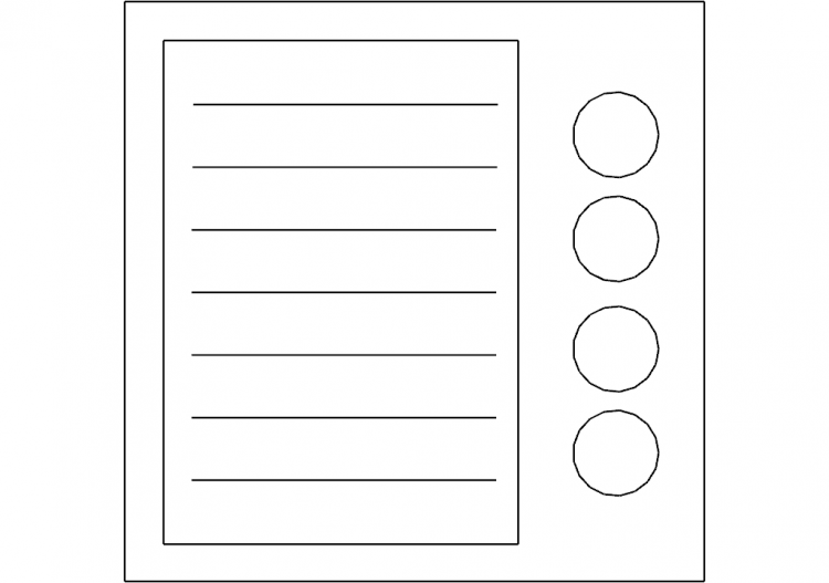 Teclado de controle aúdio - ACCA software
