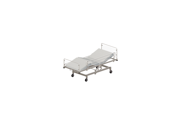Beds and Side Cabinets 3D - Bariatric bed - ACCA software Beds and Side Cabinets 3D - Bariatric bed - ACCA software