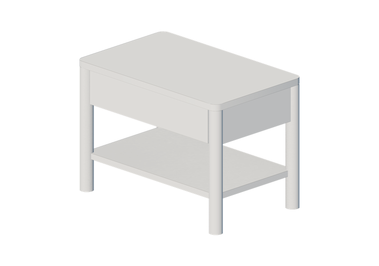 Tavoli 3D - Tavolino in legno laccato - Ikea - Tonstad -... Tavoli 3D - Tavolino in legno laccato - Ikea - Tonstad -...