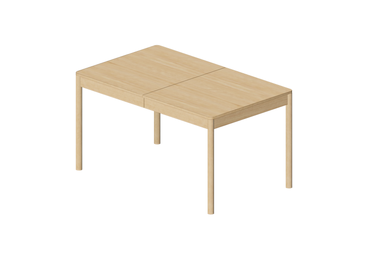 3D Tisch - Ausziehbarer Tisch aus Holz - Ikea - Tonstad -... 3D Tisch - Ausziehbarer Tisch aus Holz - Ikea - Tonstad -...