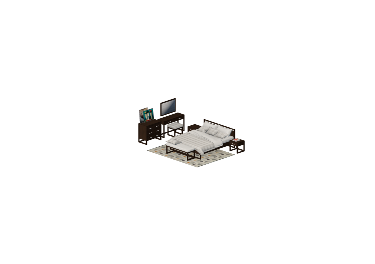 Letti 3D - Camera da letto - ACCA software Letti 3D - Camera da letto - ACCA software