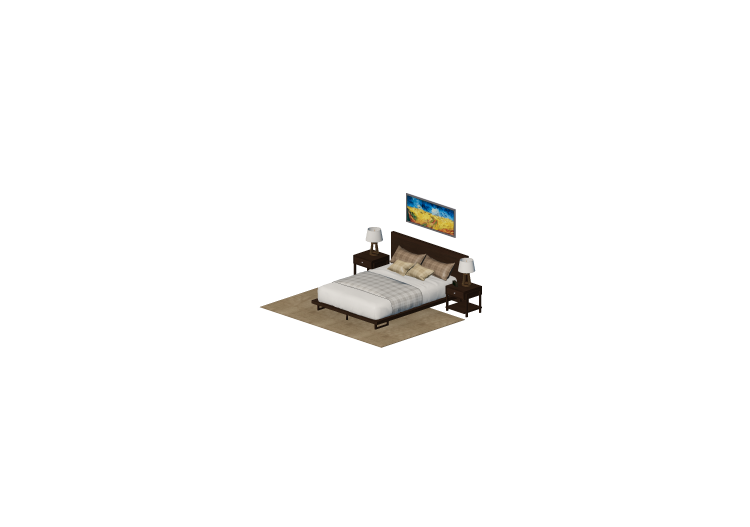 Letti 3D - Camera da letto - ACCA software Letti 3D - Camera da letto - ACCA software