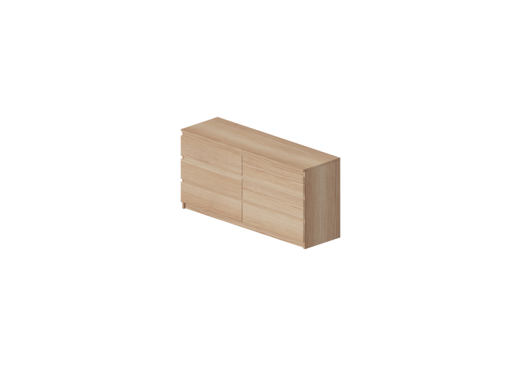 3D Schränke und Kommoden - Kommode mit 6 Schubladen - ACCA... 3D Schränke und Kommoden - Kommode mit 6 Schubladen - ACCA...