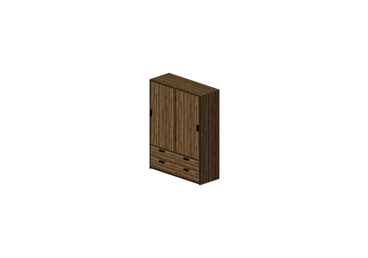 3D Schränke und Kommoden - Keliderschrank mit Schiebetüren... 3D Schränke und Kommoden - Keliderschrank mit Schiebetüren...