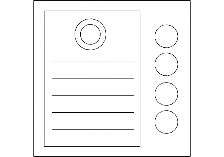 Audio and video pushbutton panel - ACCA software
