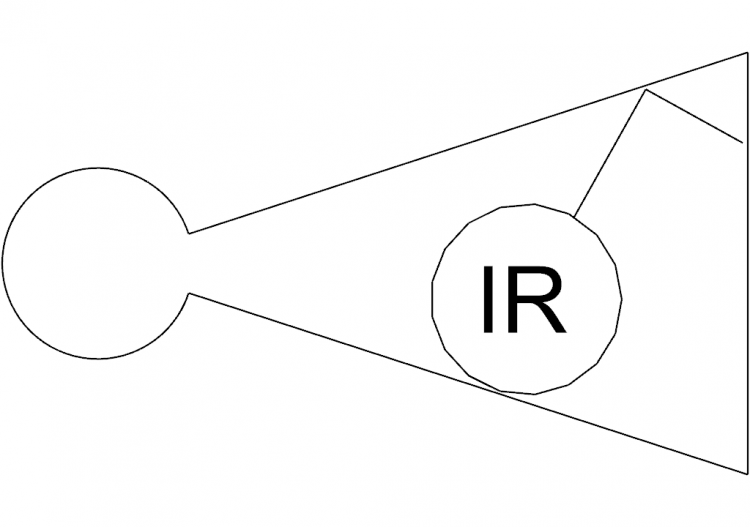 Rivelatore volumetrico IR orientabile (Linea civile) - ACCA...