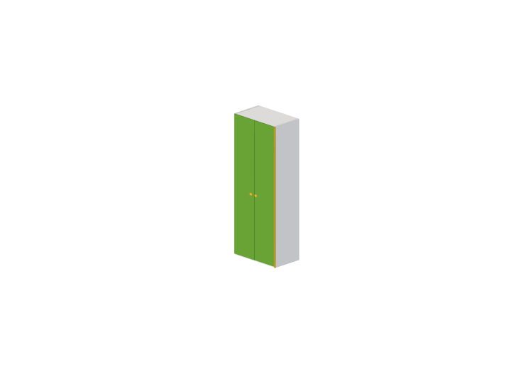 3D Schränke und Kommoden - Schrank 2 Türen 100x63x258cm. -... 3D Schränke und Kommoden - Schrank 2 Türen 100x63x258cm. -...