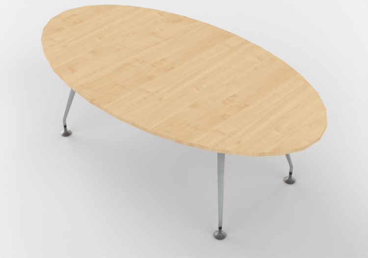 3D Tische - Tisch oval - Orangebox - MO-03 Single - ACCA...