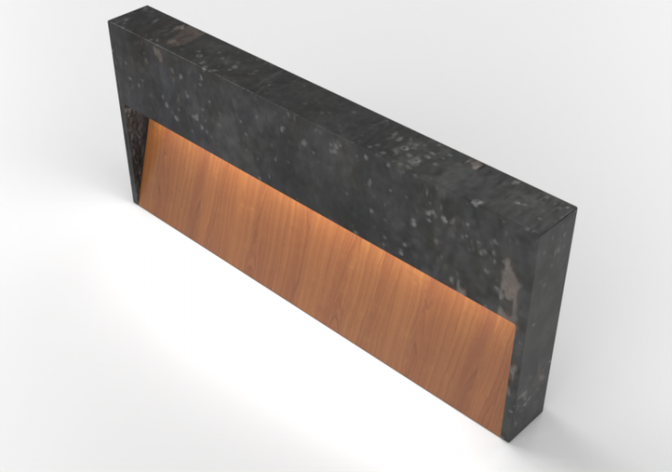 Lámpara de pared 3D - Lámpara de pared - Skill Wood - Simes...