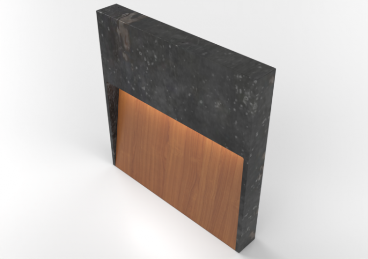 Lámpara de pared 3D - Lámpara de pared - Skill Wood - Simes...