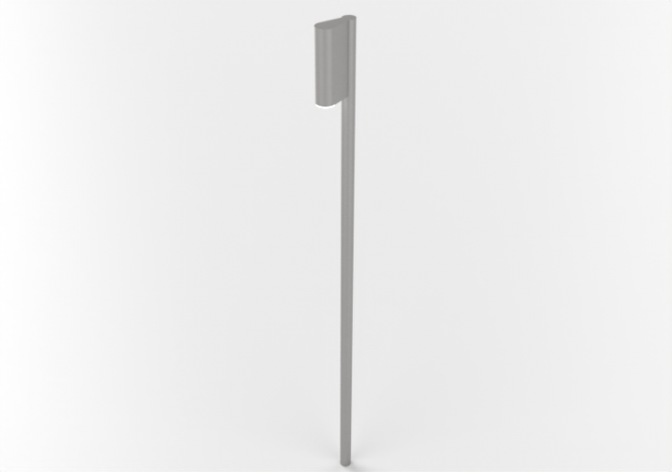 3D Floor lamp - Floor lamp - Smooth - Simes - ACCA software