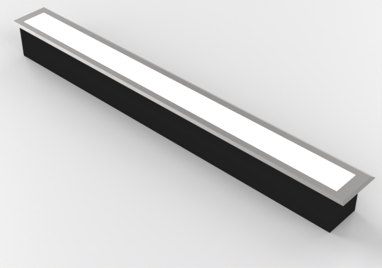 Lampes à encaisser 3D - Lampe encastrable - Linear - Simes...