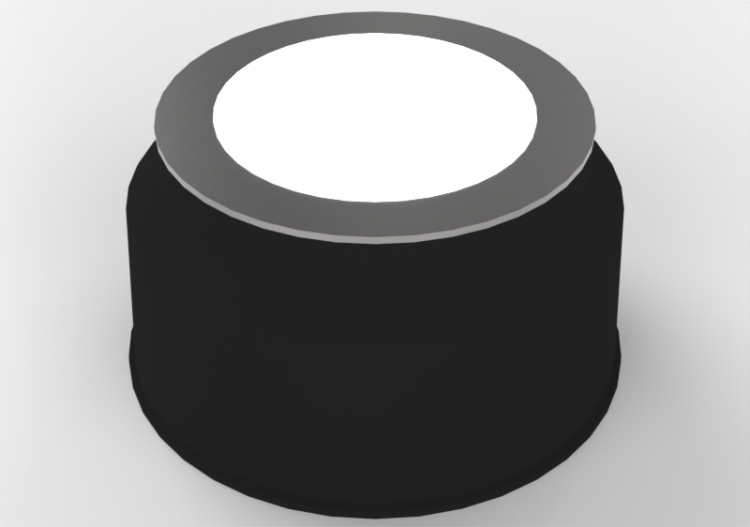 3D Countersunk Lamp - Recessed lamp - Mega Flat - Simes -...