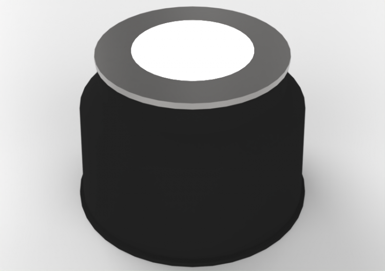 3D Countersunk Lamp - Recessed lamp - Micro Flat - Simes -...