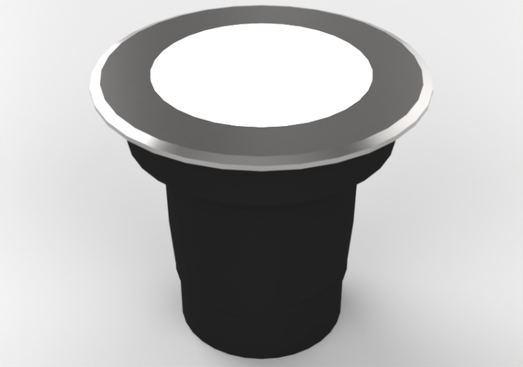 3D Countersunk Lamp - Recessed lamp - Mini Zip - Simes -...