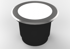 3D Countersunk Lamp - Recessed lamp - Mega Zip - Simes