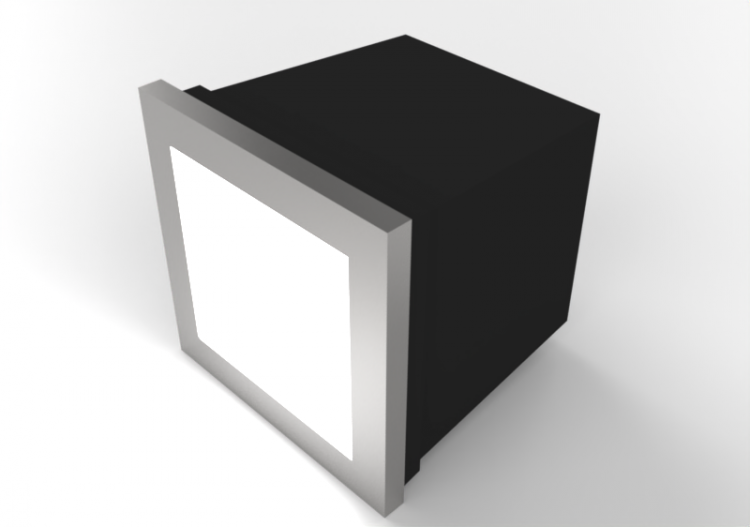3D Countersunk Lamp - Recessed lamp - Mini Brique - Simes -...
