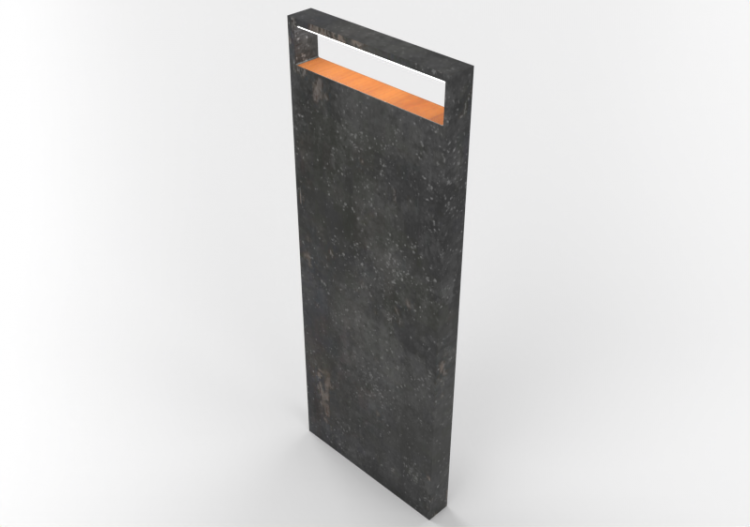 3D Post - Bollard - Mini Cool - Simes - ACCA software