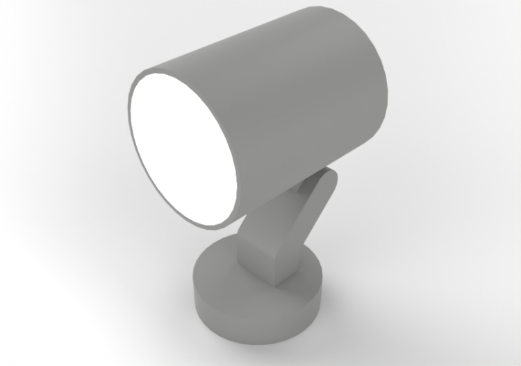 Spotlights and Floodlights 3D - Floodlight - Mini Stage -...