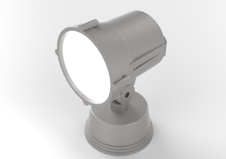 Spotlights and Floodlights 3D - Floodlight - Micro Techno -...