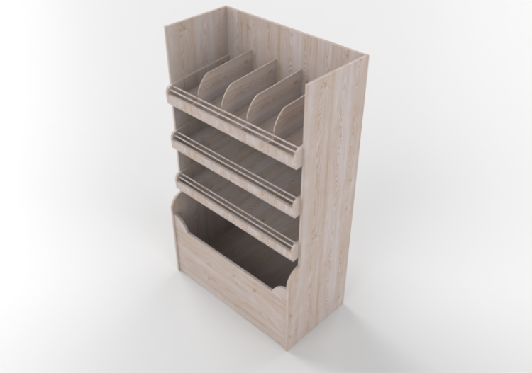 Vitrine exposition 3D - Comptoir pour magasin - ACCA...