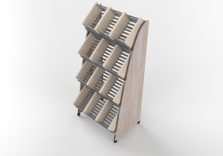 Vitrine exposition 3D - Comptoir pour magasin - ACCA...