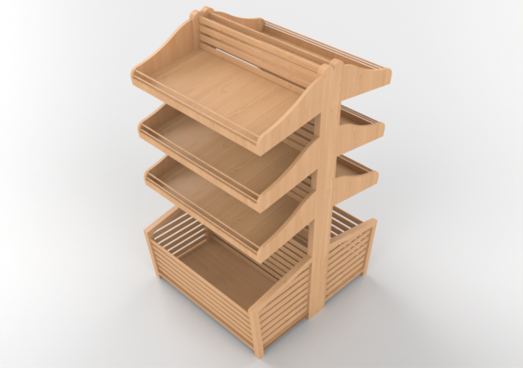 Espositori 3D - Espositore per negozio - ACCA software