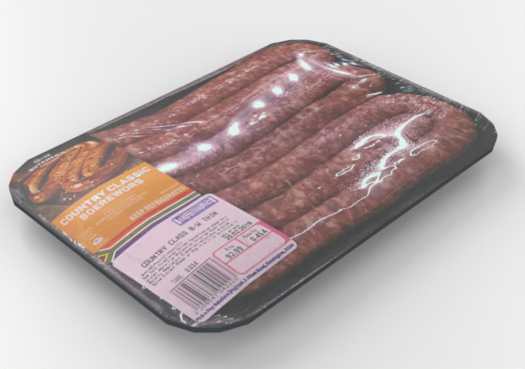 Modelos 3D - Bandeja de linguiças - ACCA software