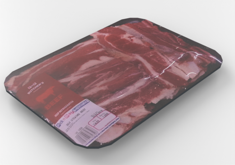 Modèles 3D - Paquet de viande - ACCA software