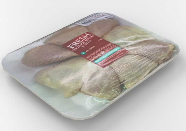 3D Modelle - Packung mit Hähnchenkeulen - ACCA software
