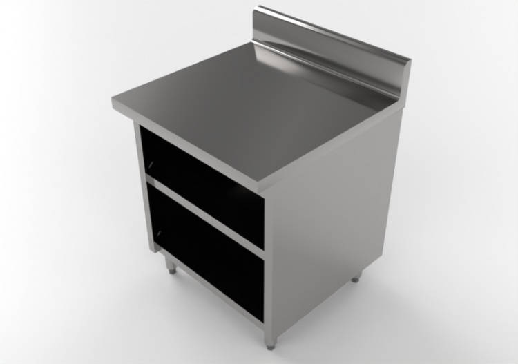 Armários aéreos 3D - Mesa de trabalho profissional - ACCA...