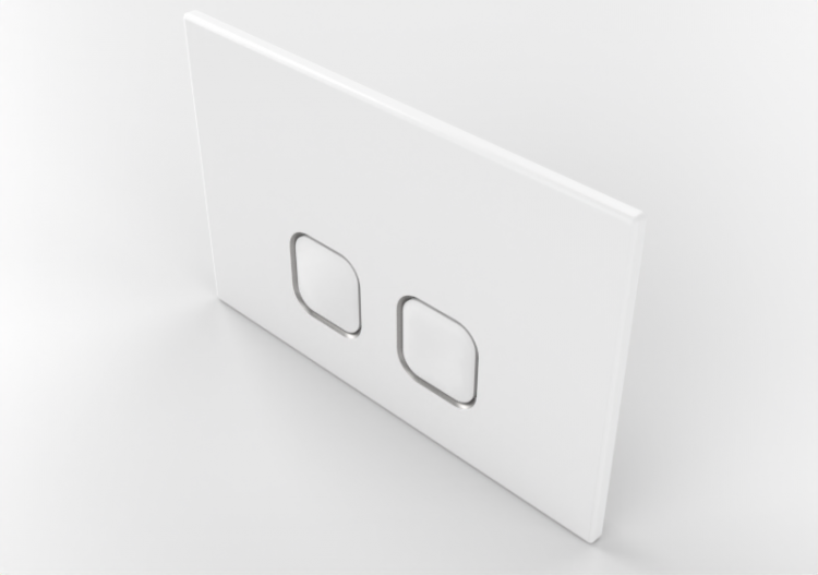 Accessori 3D - Pulsante per scarico wc - ACCA software