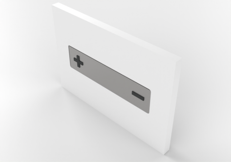 Accessori 3D - Pulsante per scarico wc - ACCA software