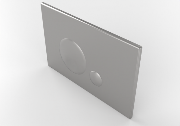 Accesorios 3D - Botón de descarga wc. - ACCA software