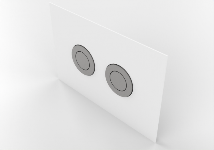 3D Zubehör - Toilettenspülknopf - ACCA software