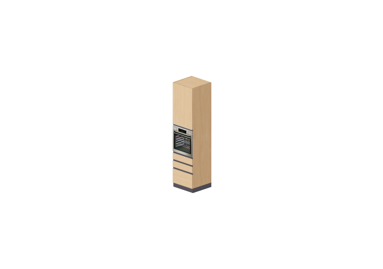 3D Säulen - Einbau-Backofen 60x240cm - ACCA software 3D Säulen - Einbau-Backofen 60x240cm - ACCA software