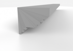 3D Windbrett - Sottogronda [P06] 400x300mm