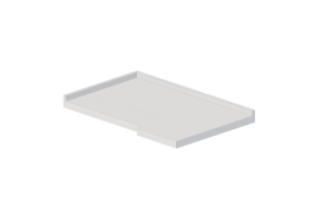 3D Tischplatten - Rechte Eck-K&uuml;chenarbeitsplatte 90x60cm