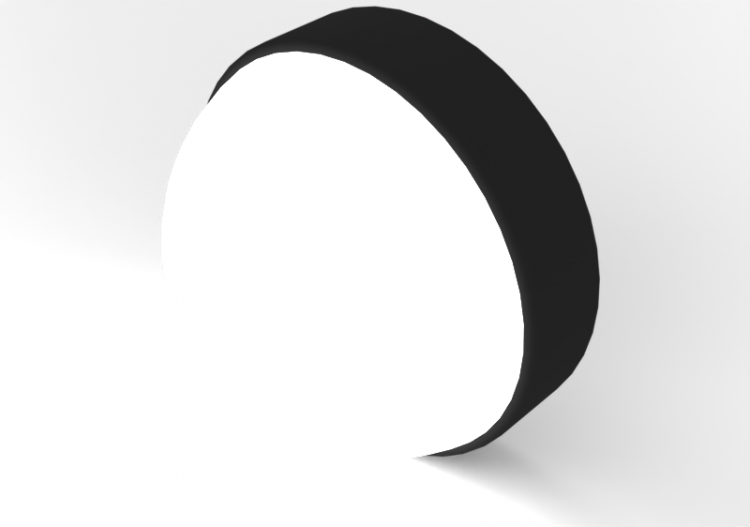 Candeeiro de parede 3D - Luminária de parede - Round -...
